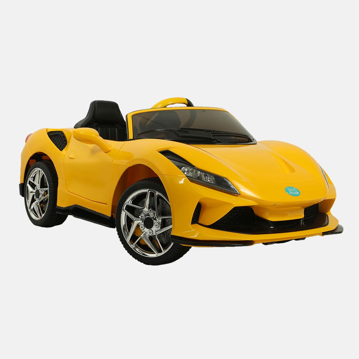 Yellow Ride On Sports Car