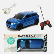Unisex Blue Car With Remote