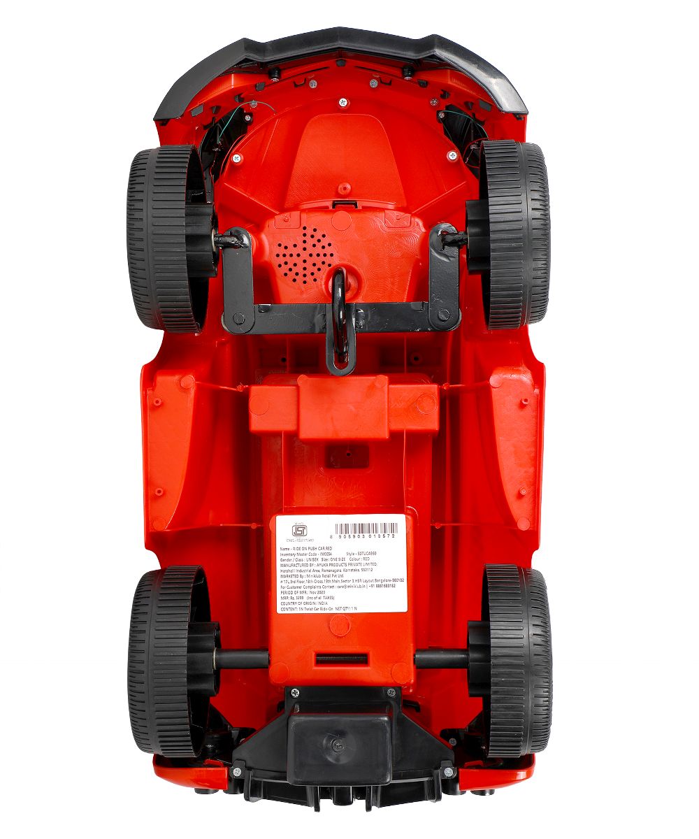 Ride On Push Car Red