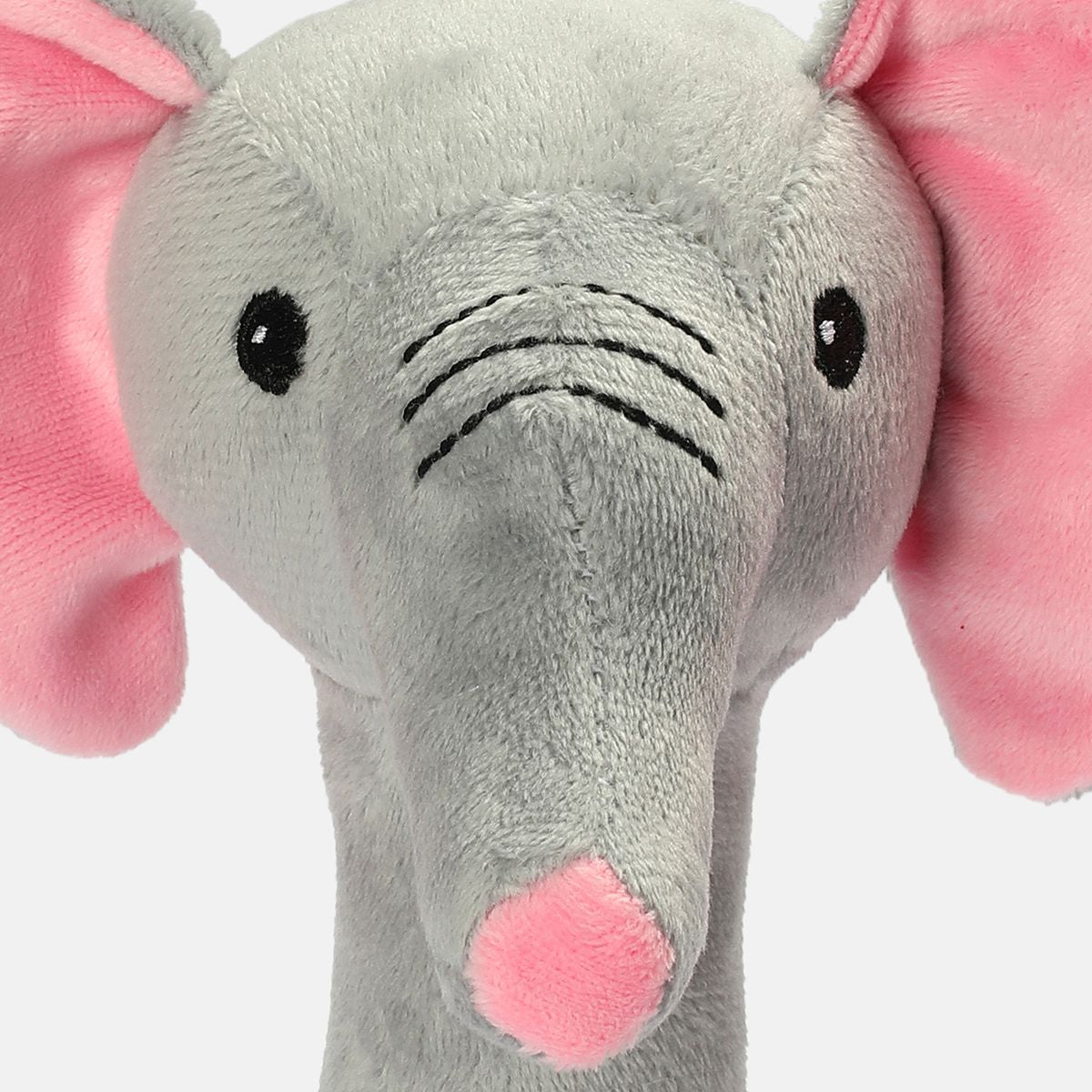 Miniklub Baby Multi Color Stick Elephant Soft Rattle Toy
