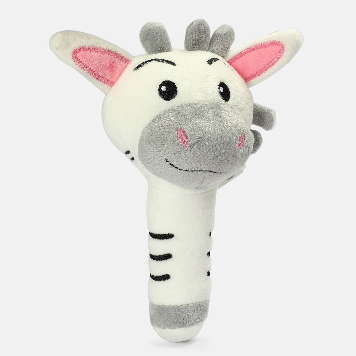 Miniklub Baby Multi Color Stick Zebra Soft Rattle Toy