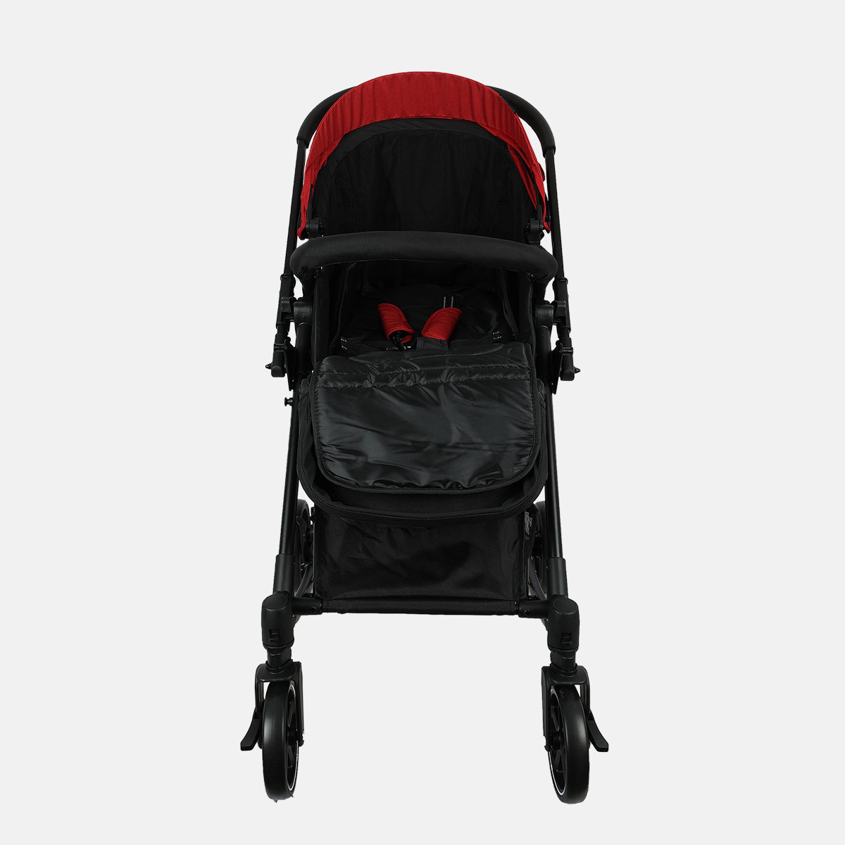 Unisex Baby Stroller, Red & Black