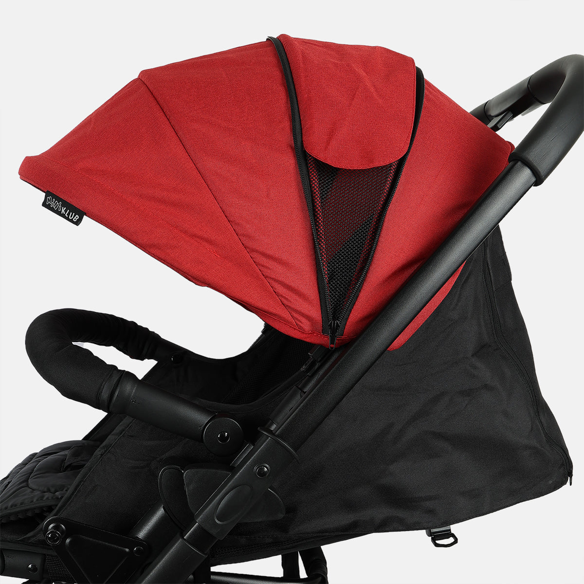 Unisex Baby Stroller, Red & Black