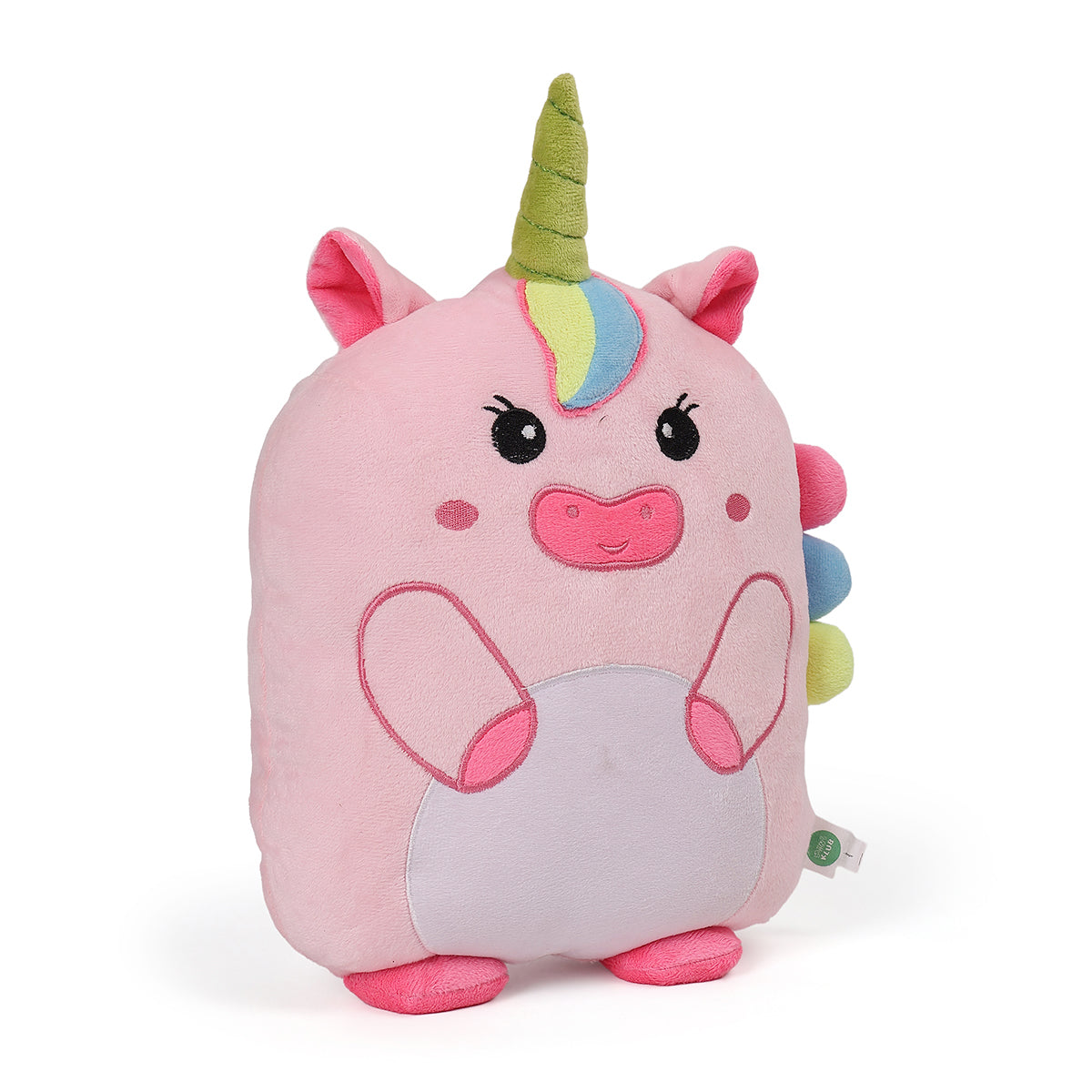 Baby Unisex Unicorn Face Cushion, Pink