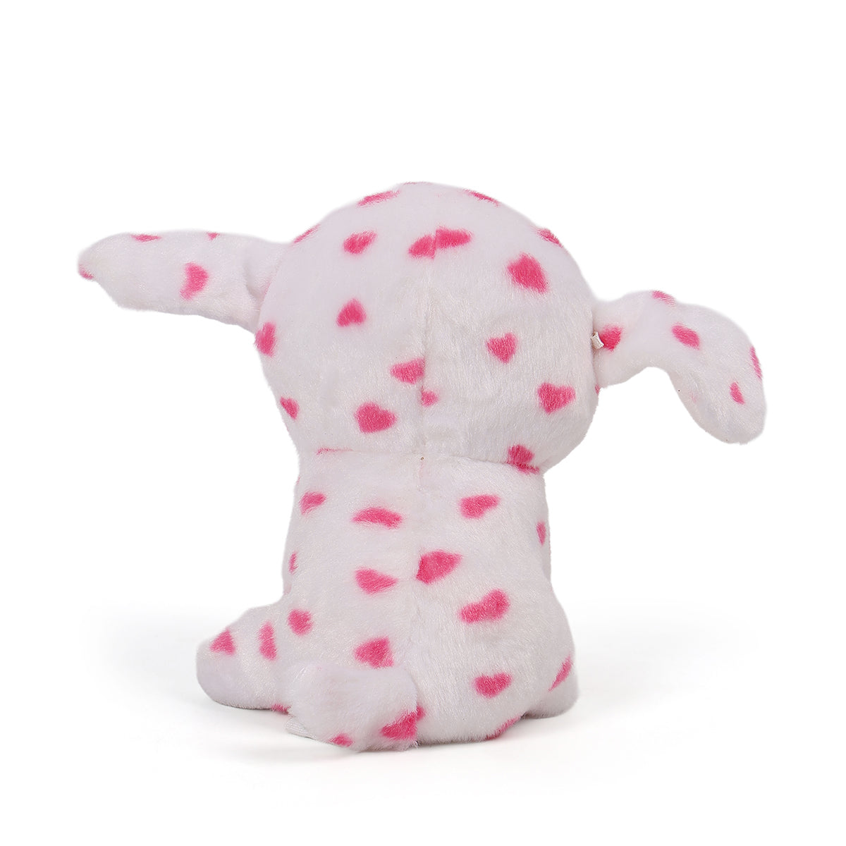 Baby Unisex Dog Soft Toy, White And Pink