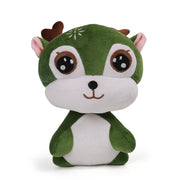 Baby Unisex Deer Soft Toy, Green And White