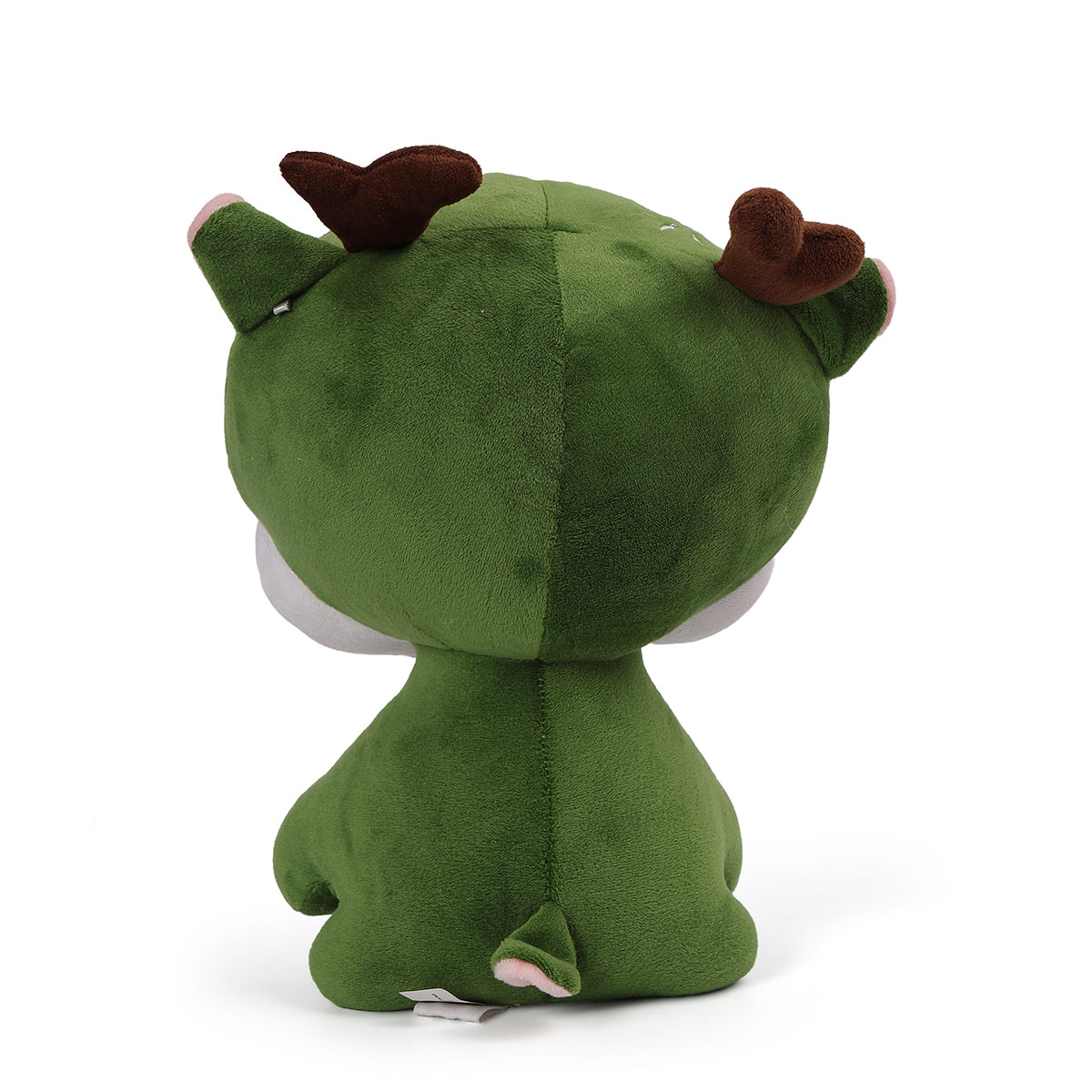 Baby Unisex Deer Soft Toy, Green And White