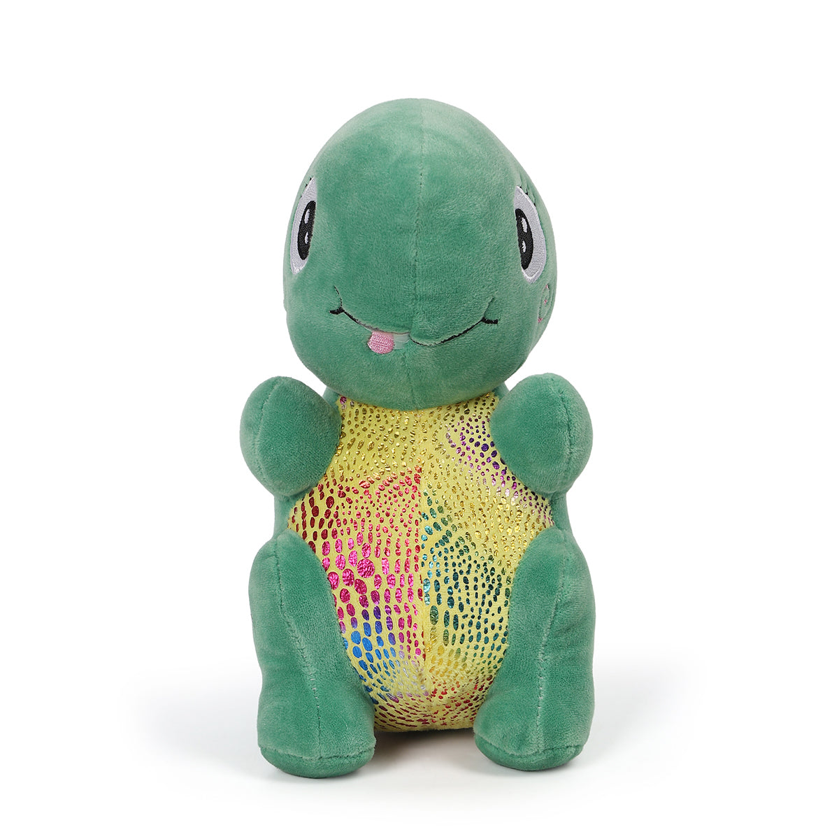 Baby Unisex Dinosaur Soft Toy, Green And Yellow