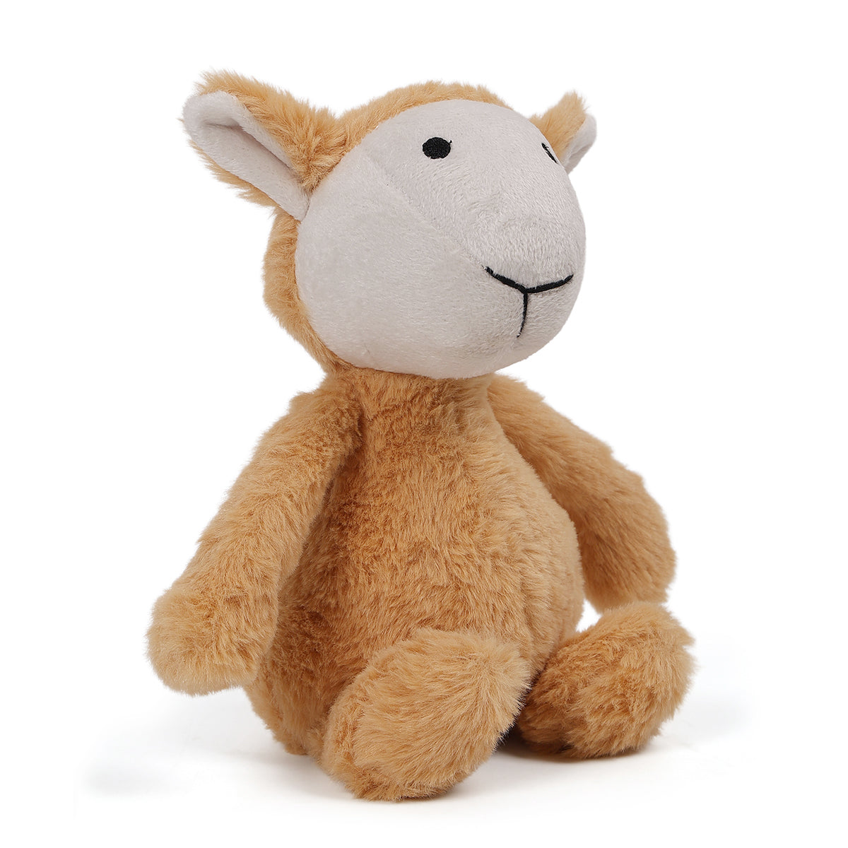 Baby Unisex Lamb Soft Toy, Brown And Cream