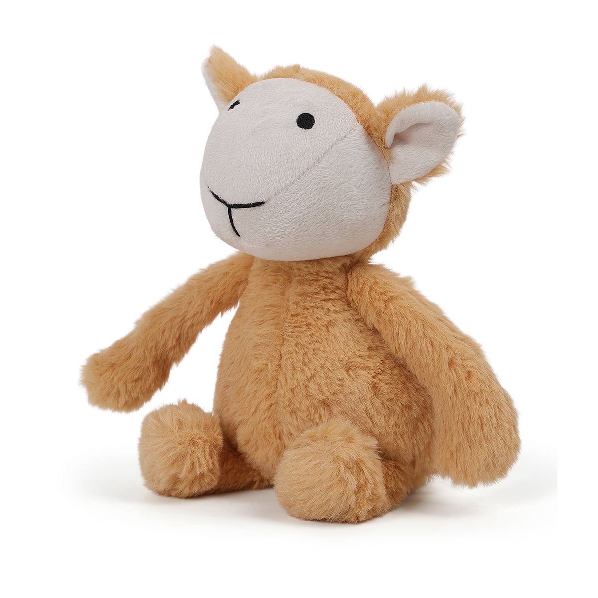 Baby Unisex Lamb Soft Toy, Brown And Cream