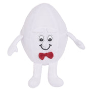 Baby Unisex White Polyester Egg Character Soft Toy Pack of 1 Plush Playtime Companion