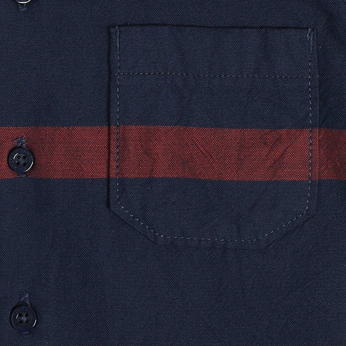Boys Blue Hooded Full Sleeves Shirt