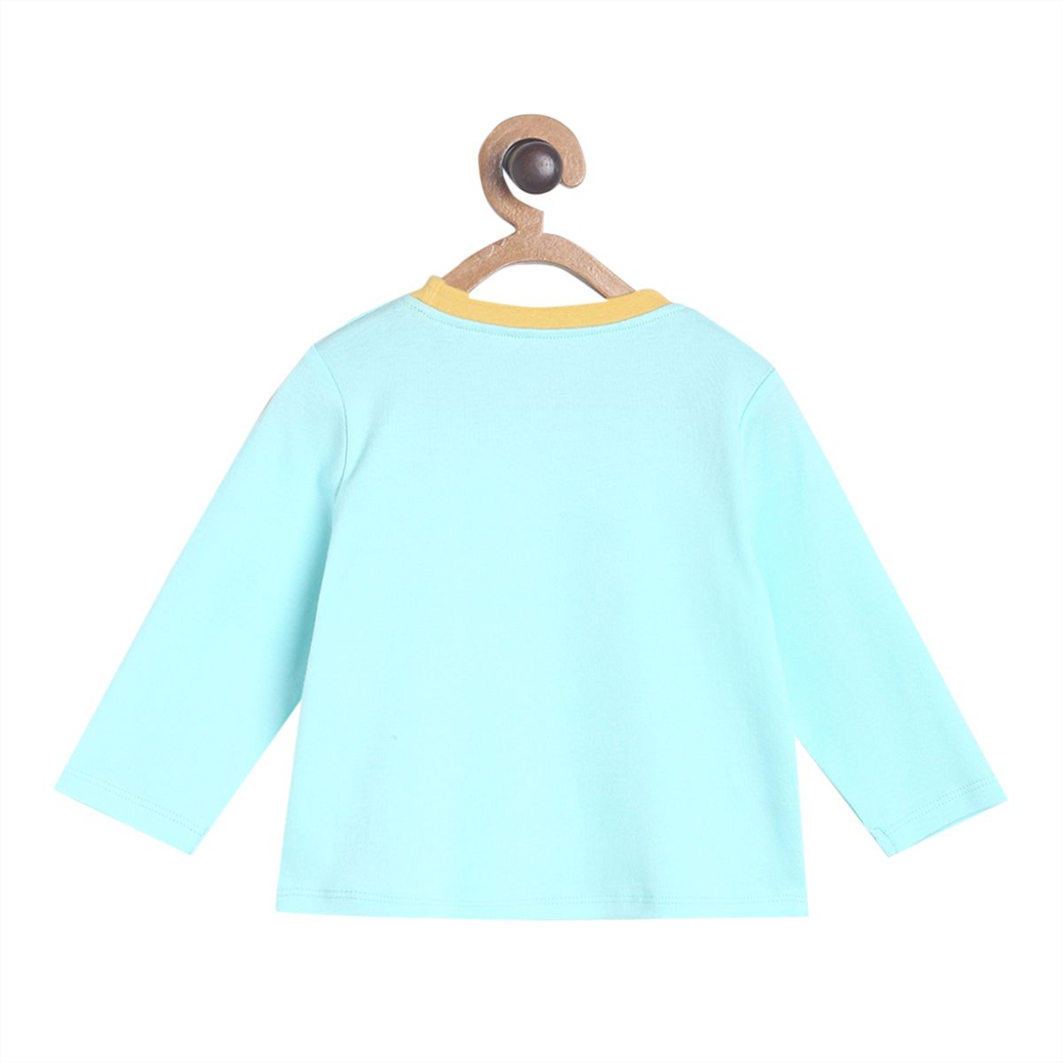 Pack of 2 t-shirt - light grey & blue for 0-3 Months