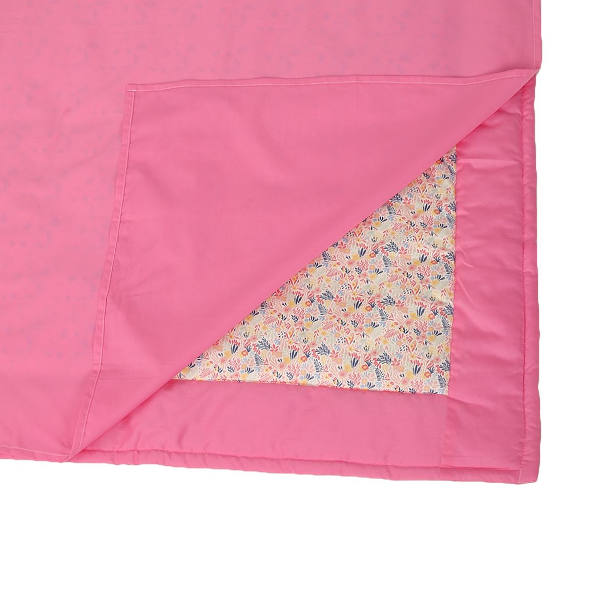 Girls Pink Floral Print Mat