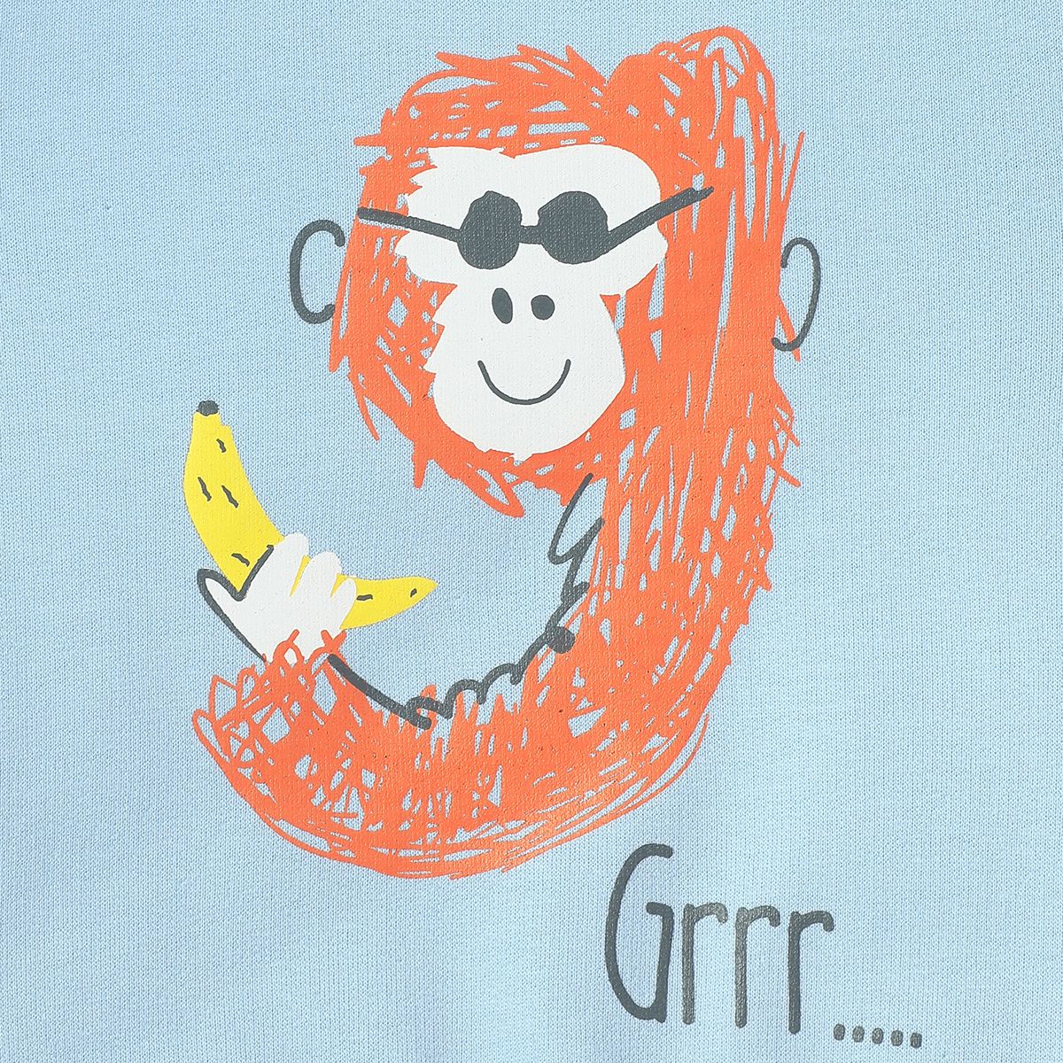 Boys Cotton Full Sleeves Typography Printed Sweatshirt - Blue