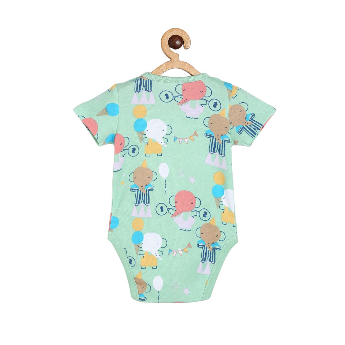 Boys Multicolor Pack Of 3 Body Suit