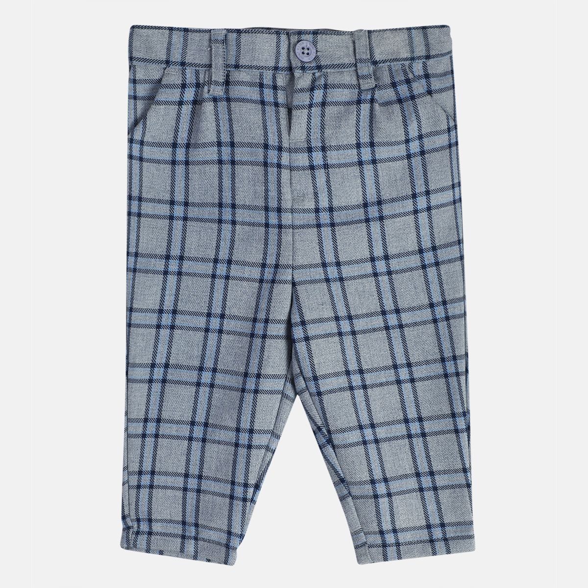 Boys Cotton Full Sleeves Solid Coordinate Set - Blue