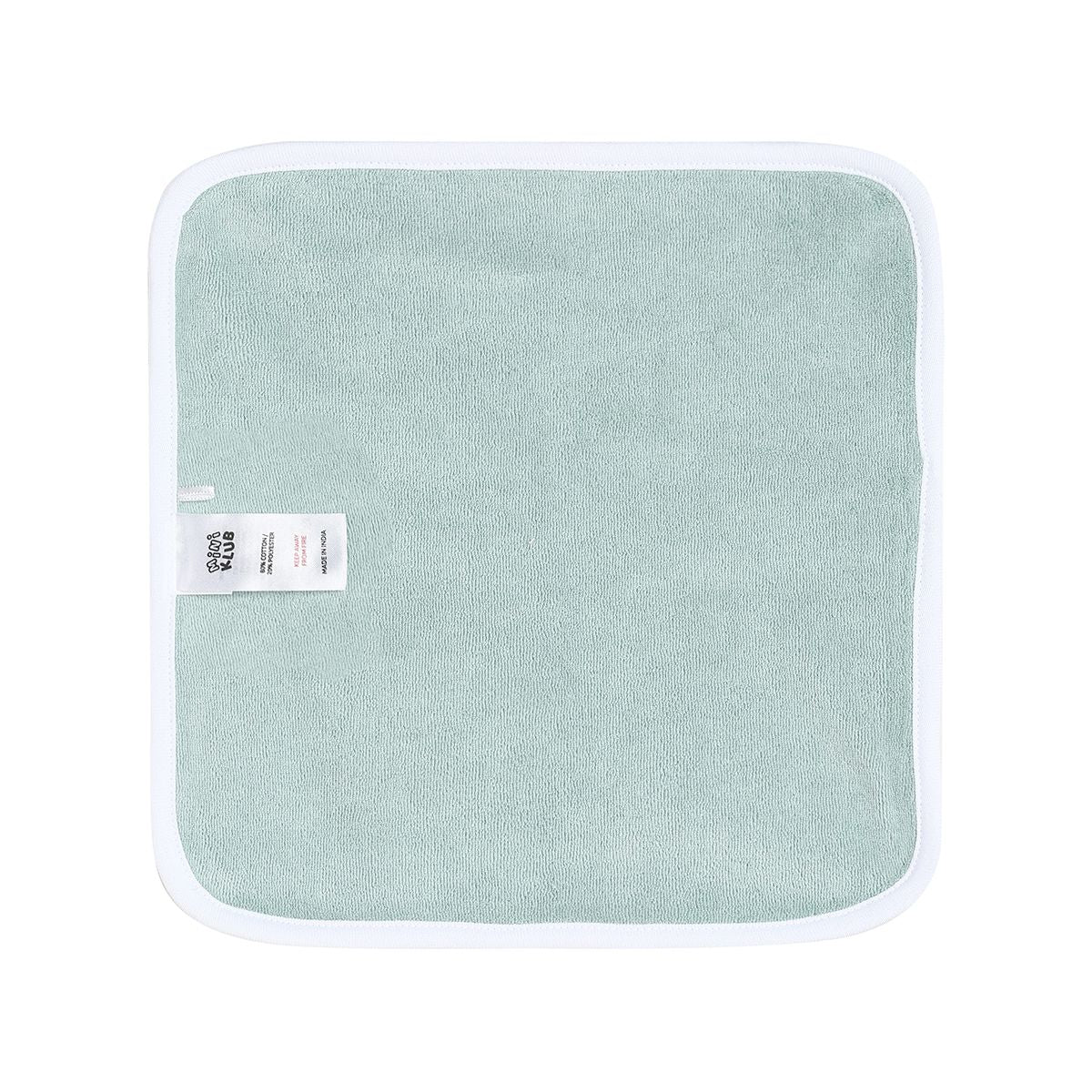 Baby Unisex Pink and Green Cotton Washcloths Pack of 4 Soft and Absorbent Bath Essentials