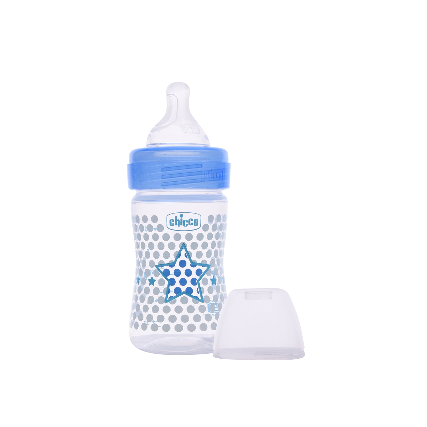 WellBeing Bi-Pack Feeding Bottle (150ml Slow) (Blue)