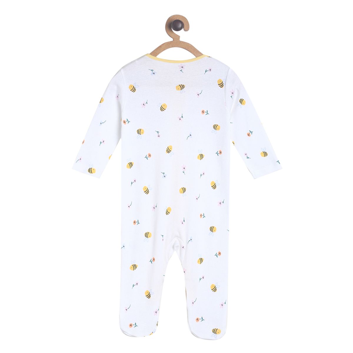 Pack of 2 sleepsuit - yellow for New Born