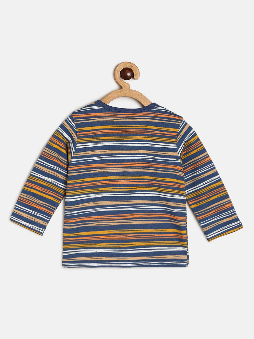 Boys Pack Of 3 Front Open Vest - Blue/ Brown/ Marshmallow