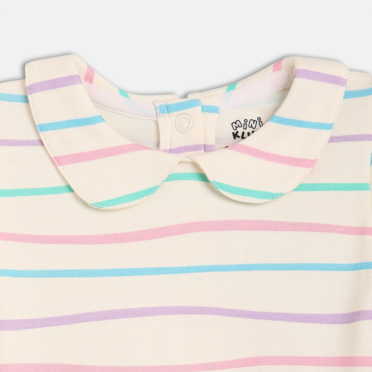 Girls Pink/Multi Short Sleeve Body Suit