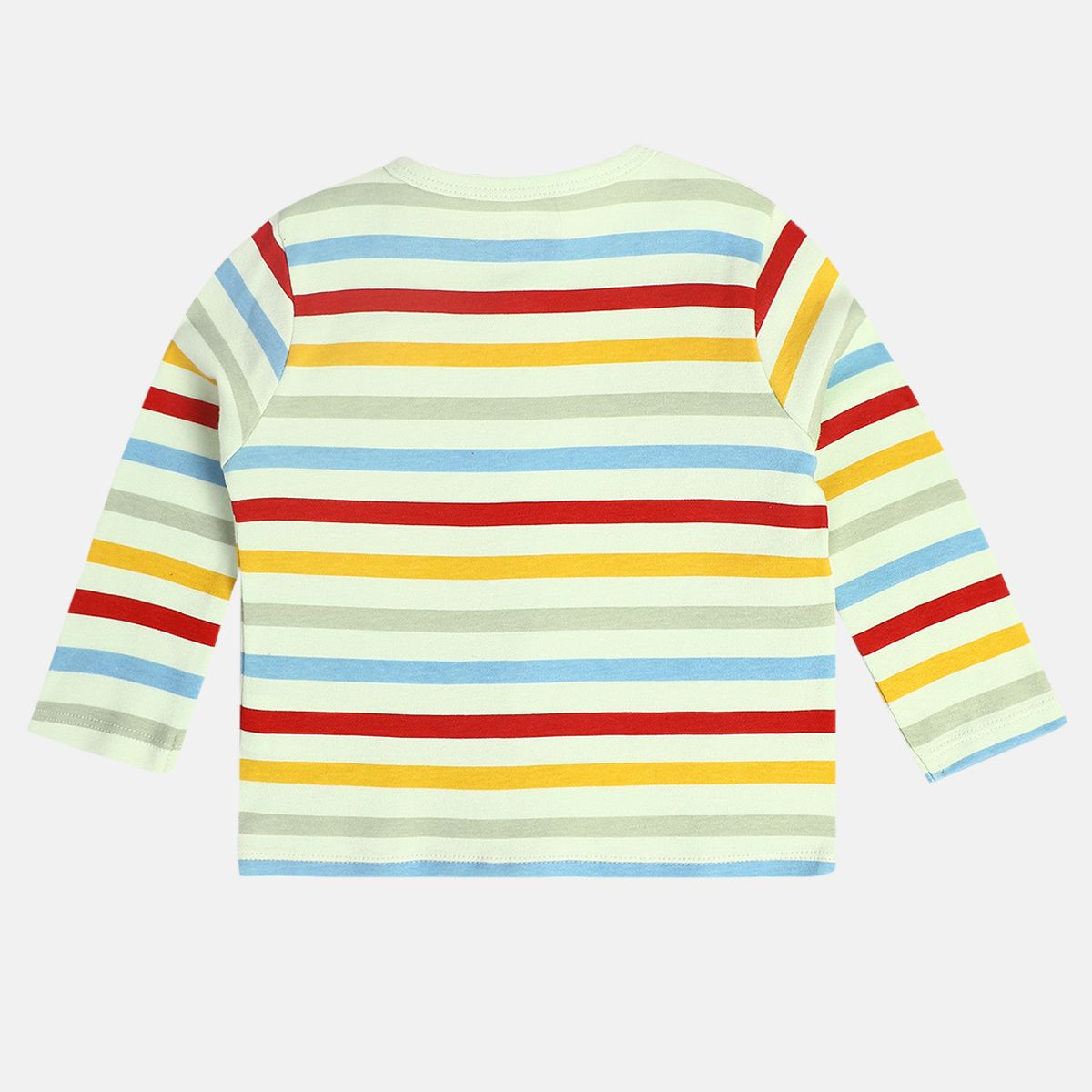 Boys Multi Round Neck Full Sleeves Front Open Vest