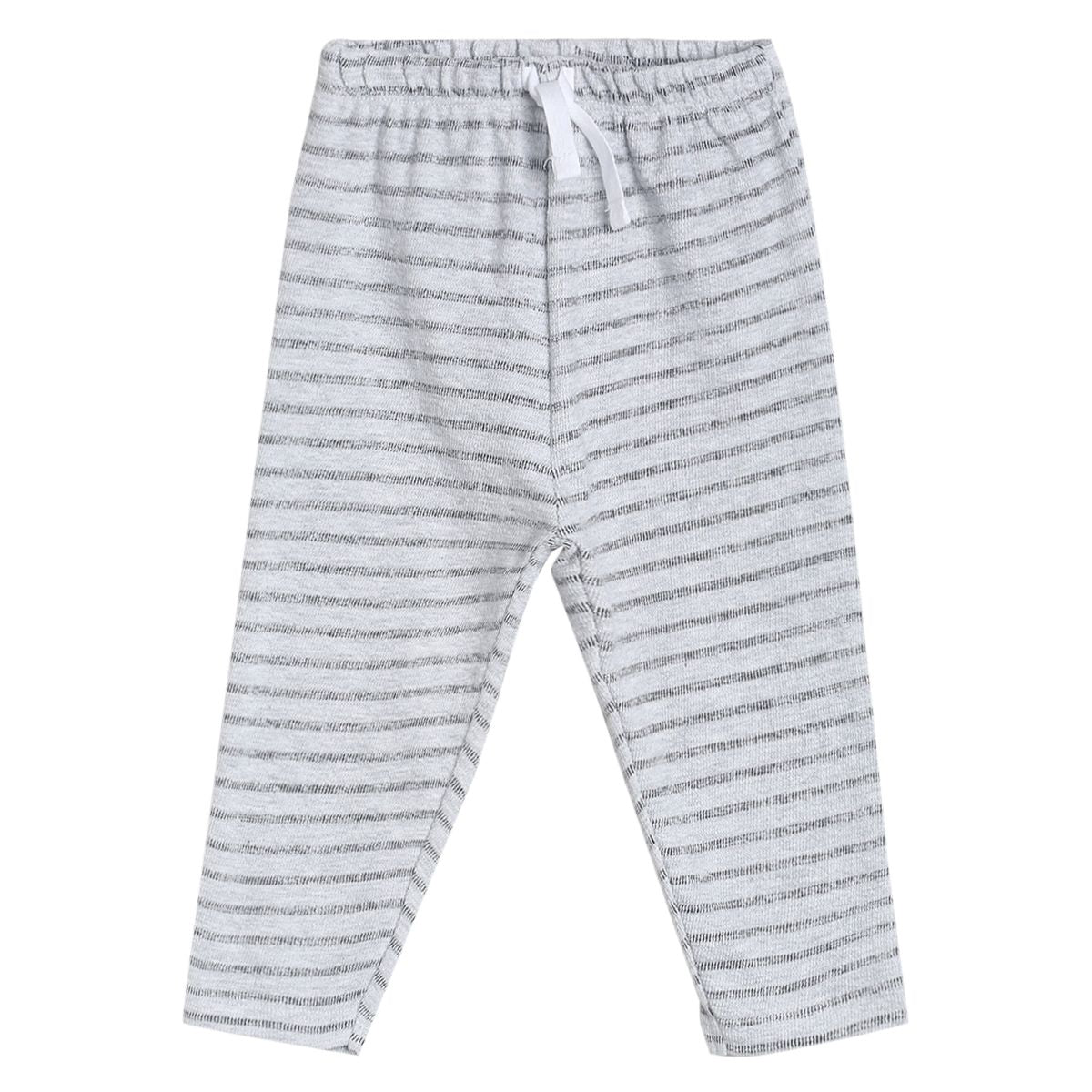 Pack of 3 knit bottom - greyish blue for 0-3 Months
