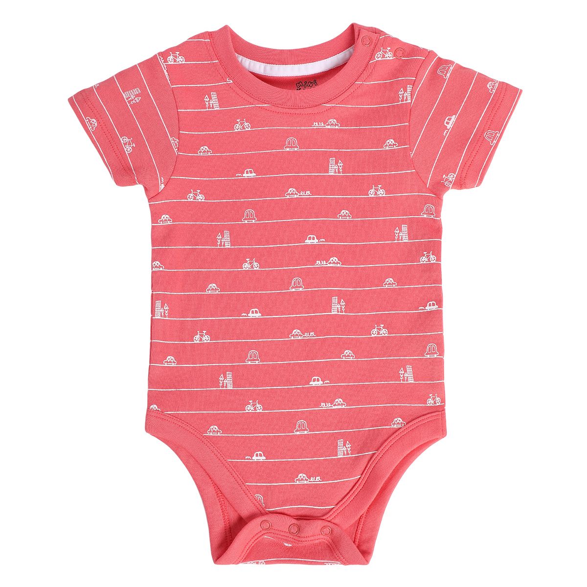 Boys Multicolor Pack Of 3 Body Suit
