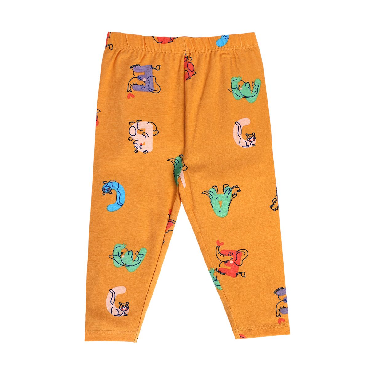Girls Multicolor Pack Of 3 Legging