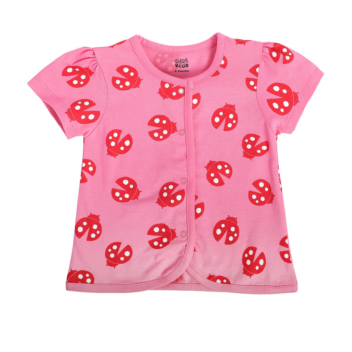 Girls Multicolor Pack Of 3 Front Open Vest