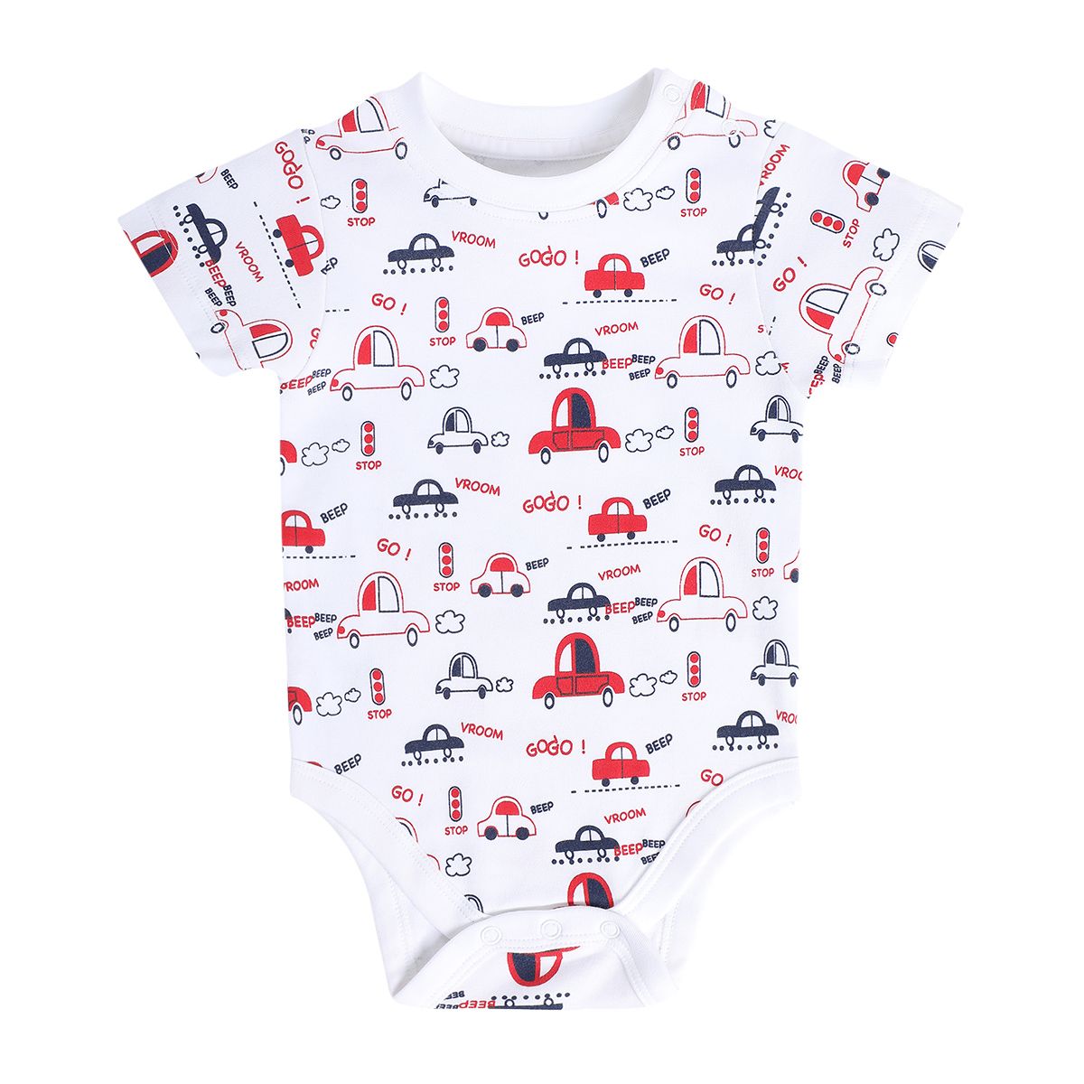 Boys Multicolor Pack Of 3 Body Suit