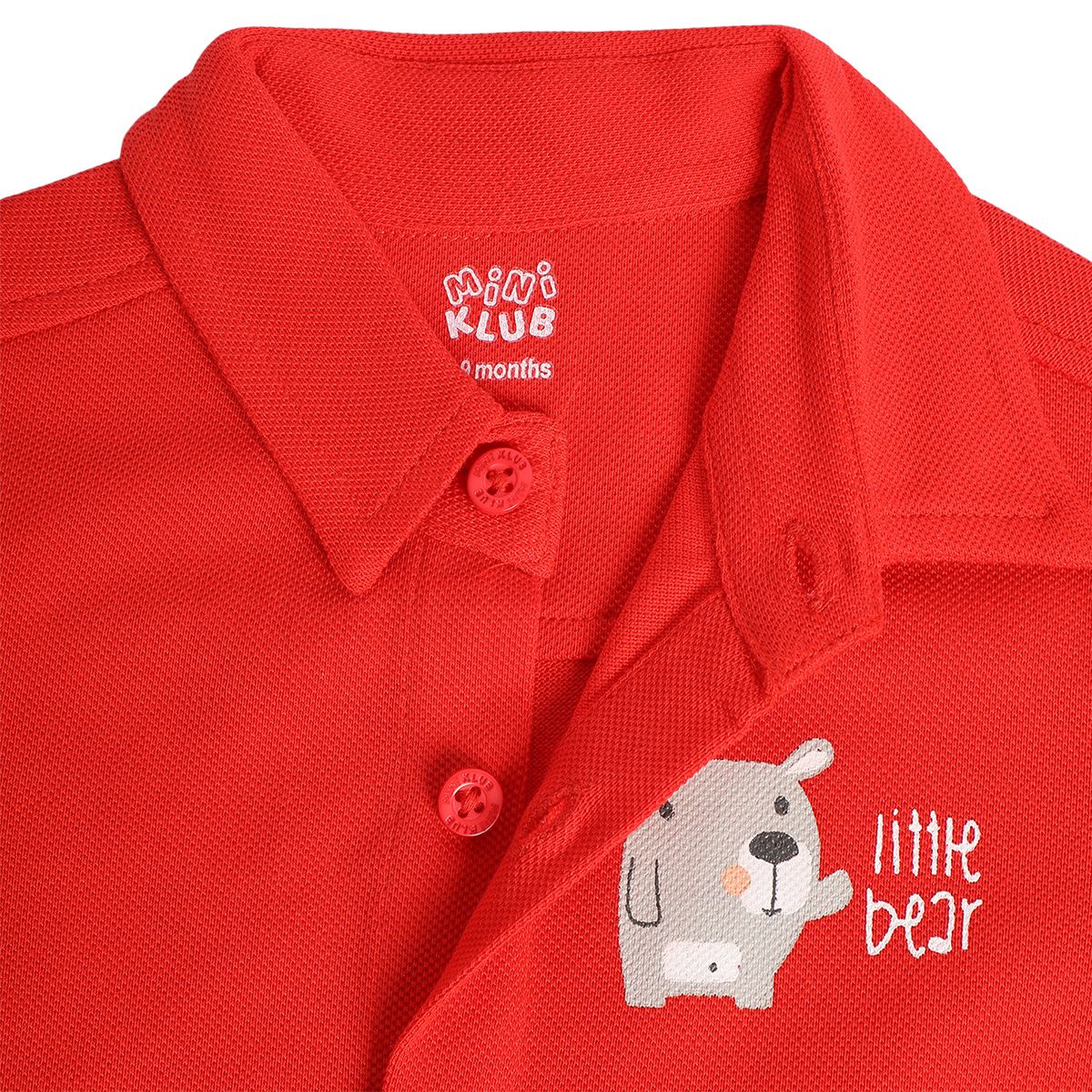 Boys Red Pack Of 1 Shirt