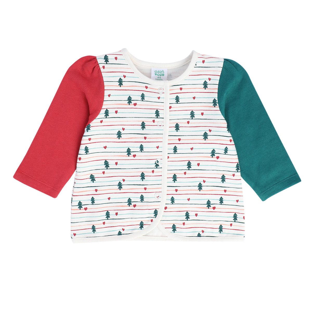Girls Multicolor Pack Of 3 Front Open Vest