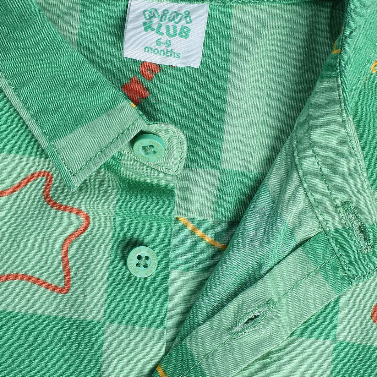 Boys Green Pack Of 1 Shirt