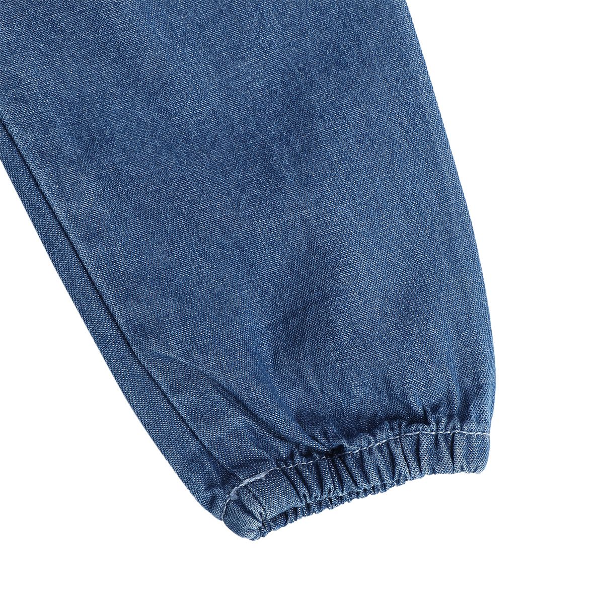 Girls Mid Blue Pack Of 1 Woven Pant