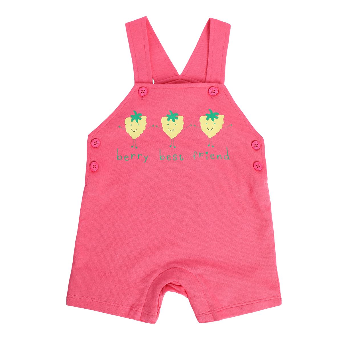 Girls Multicolor Pack Of 2 Dungaree Set