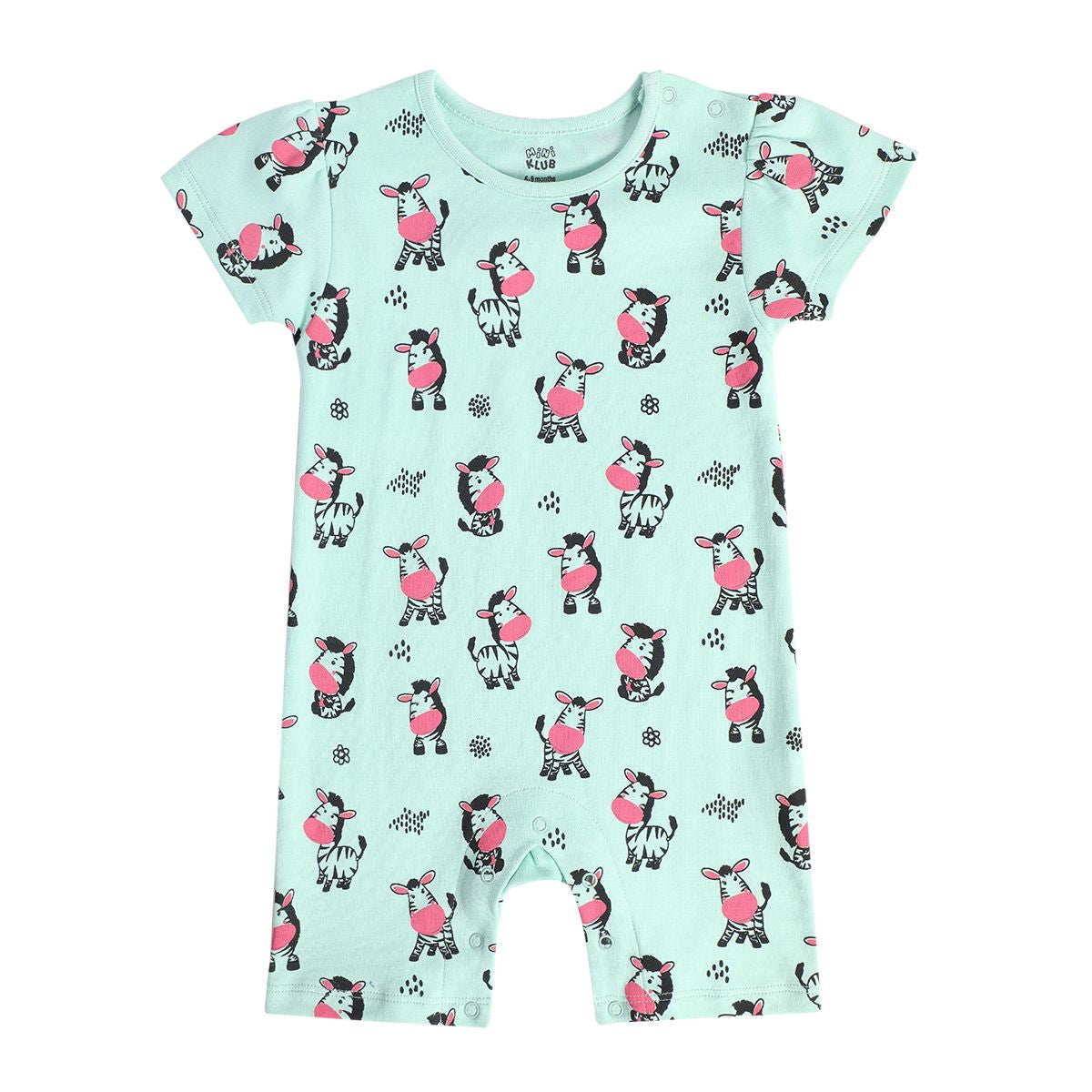 Girls Multicolor Pack Of 2 Romper