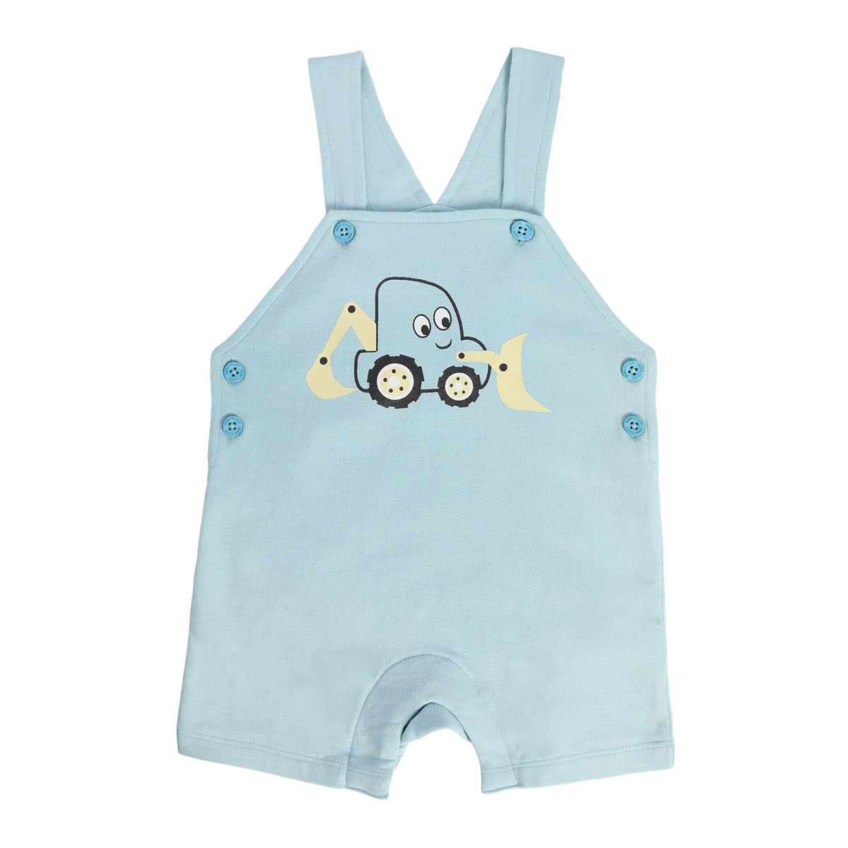 Boys Blue Pack Of 2 Dungaree Set