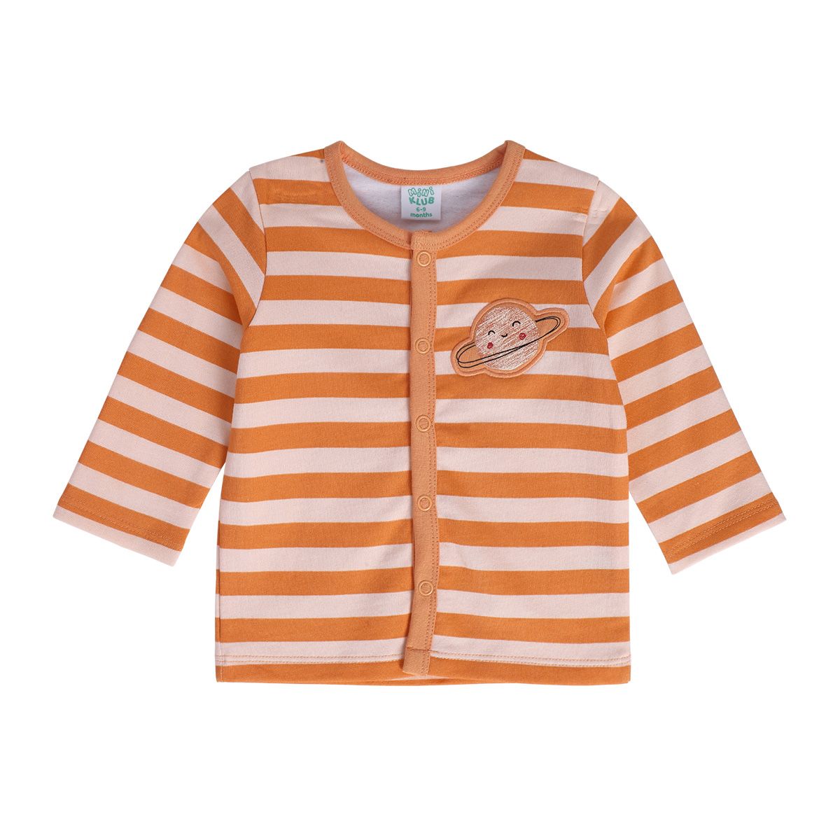 Boys Orange Front Open Vest