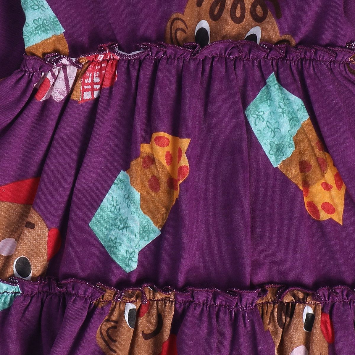 Girls Purple Pack Of 2 Dress