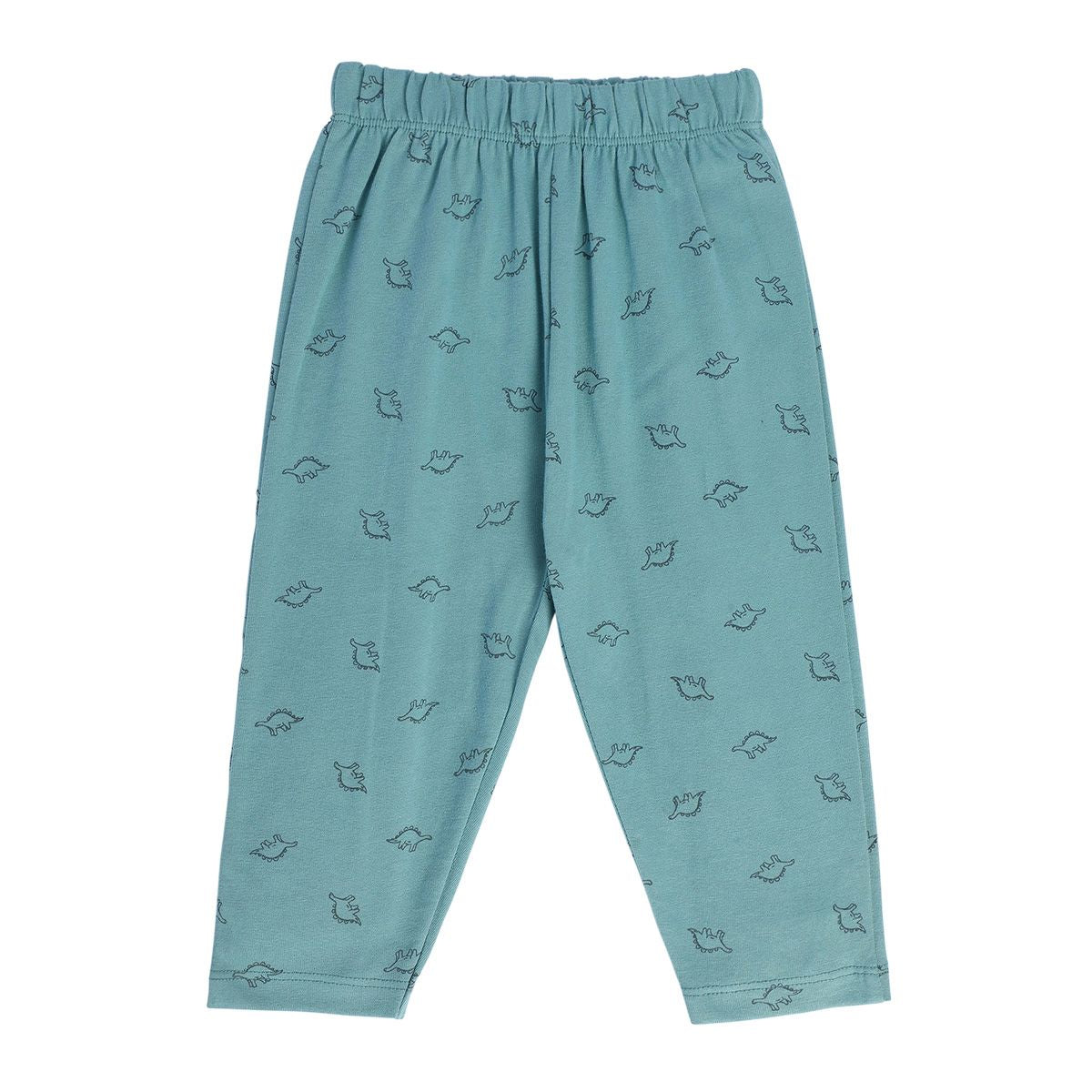 Boys Green Pack Of 2 T-Shirt And Bottom