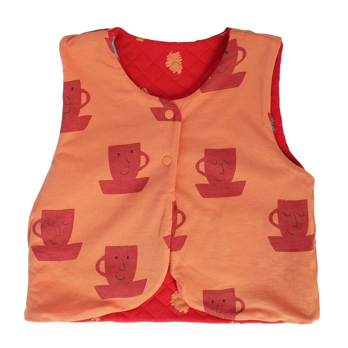 Girls Orange Gillet