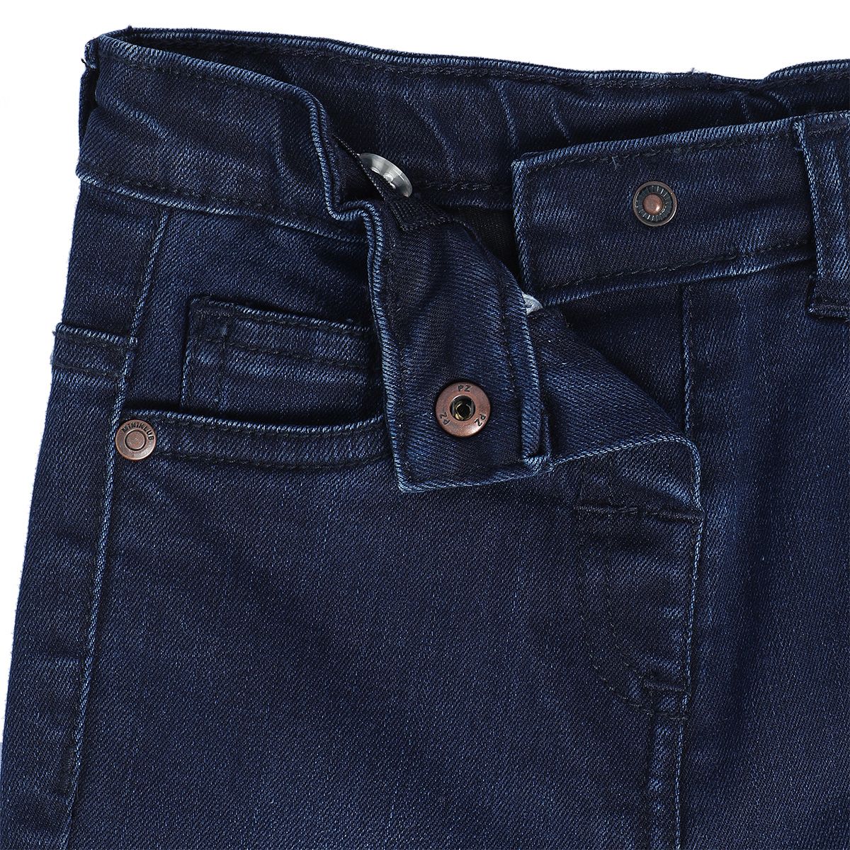 Girls Dark Blue Pack Of 1 Denim Pant