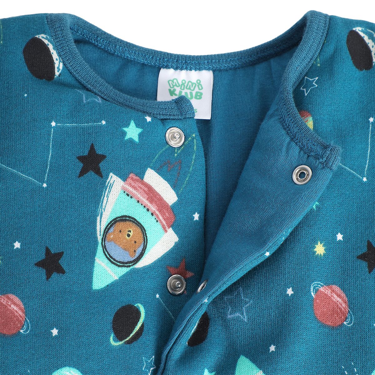 Boys Blue Pack Of 1 Romper