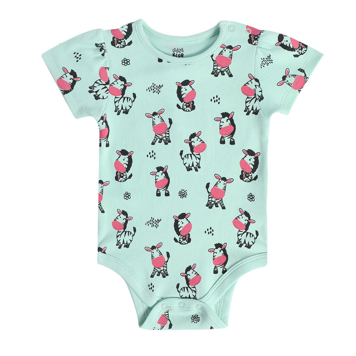 Girls Multicolor Pack Of 3 Body Suit