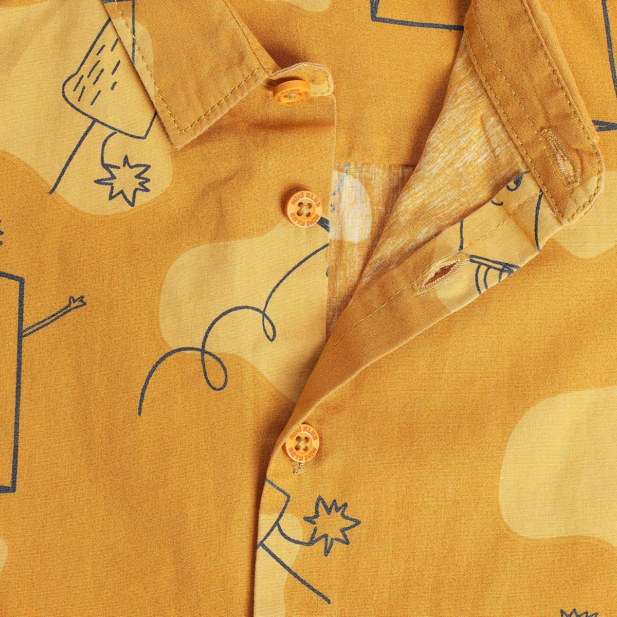 Boys Yellow Pack Of 1 Shirt