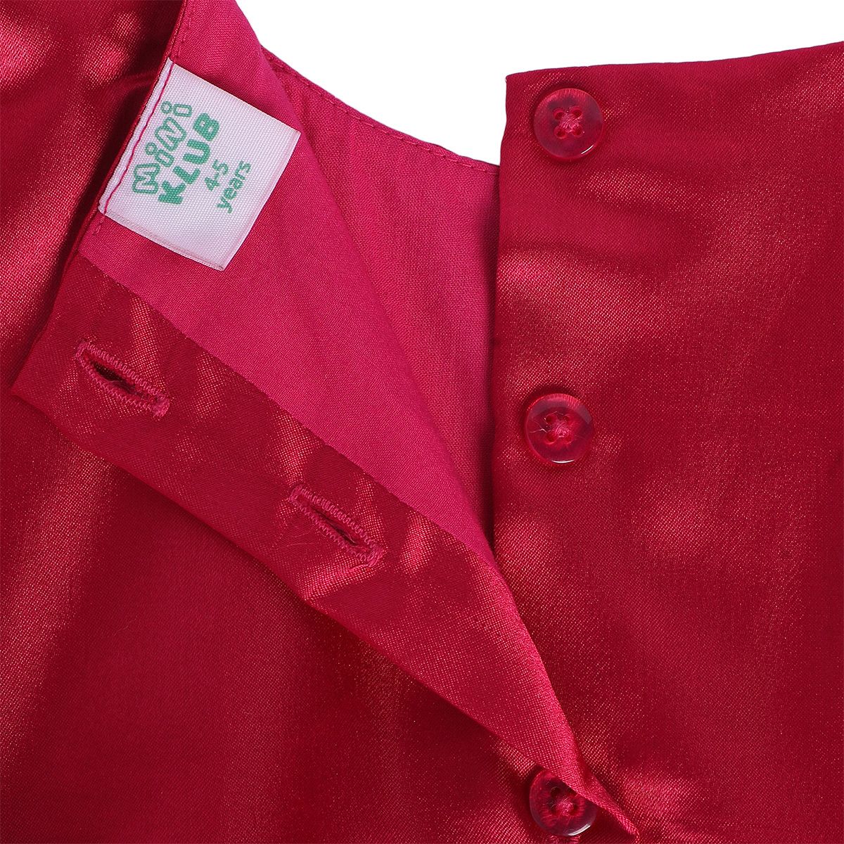 Girls Maroon Pack Of 1 Dress