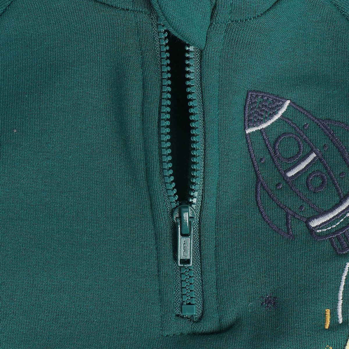 Boys Green Pack Of 1 Sweat Shirt