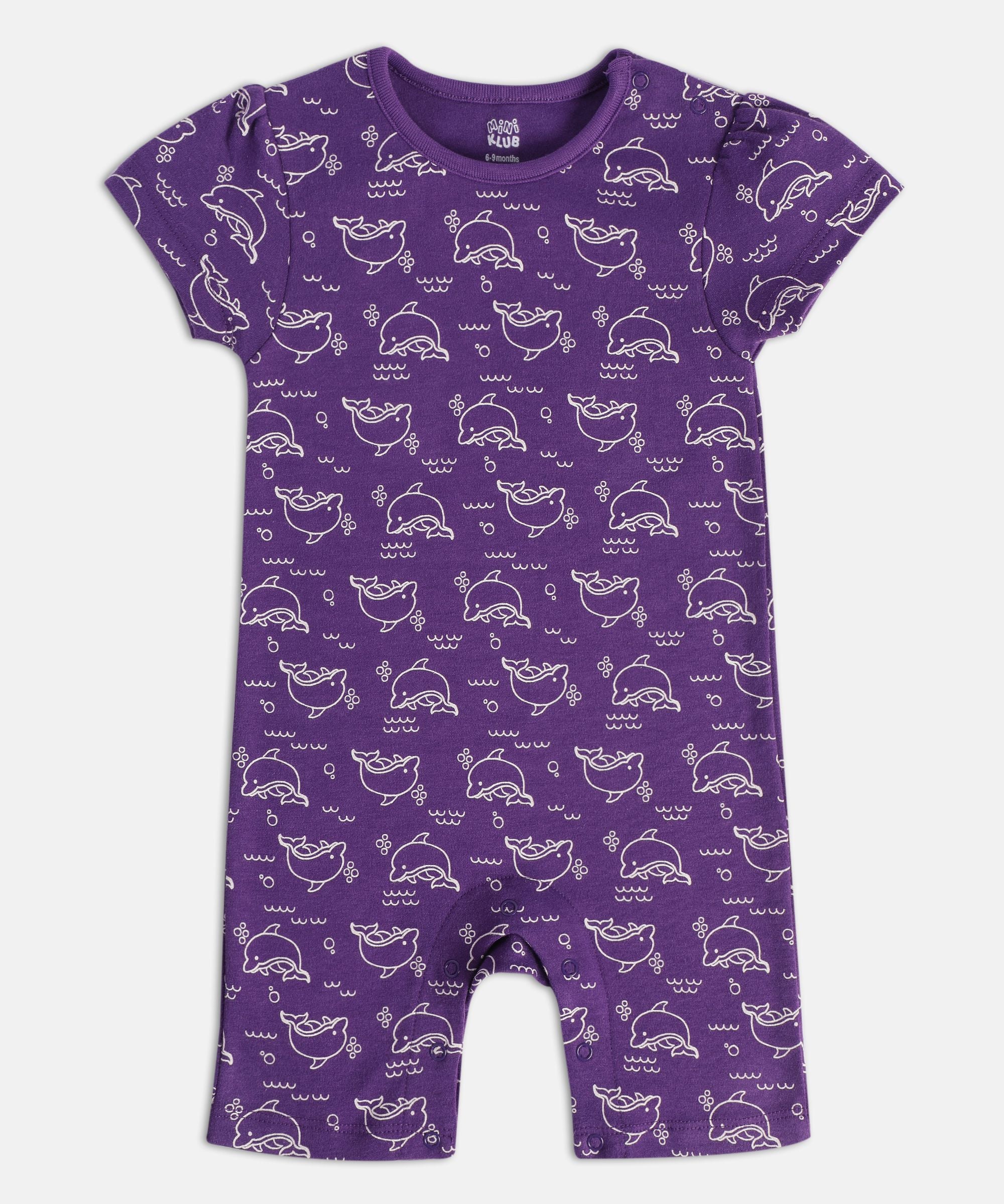 Girls Multicolor Pack Of 2 Romper